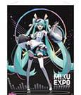 Actual product image POPbuddies Hatsune Miku wall scroll Miku Expo 10th Anniversary Limited Edition 50 x 70 cm