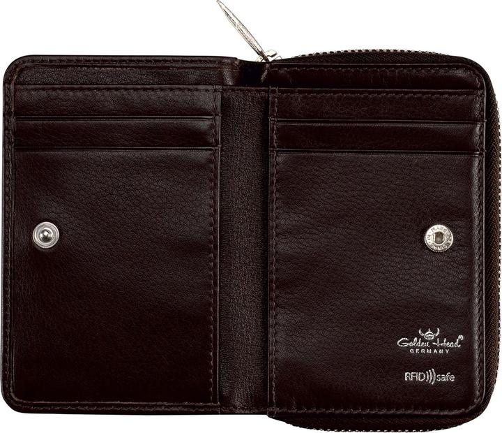 Immagine prodotto Golden Head Portafoglio Capri con protezione RFID in pelle 8 cm