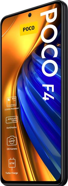 Image du produit Xiaomi Poco F4 (128 Go, Night Black, 6.67", Double SIM, 64 Mpx, 5G)