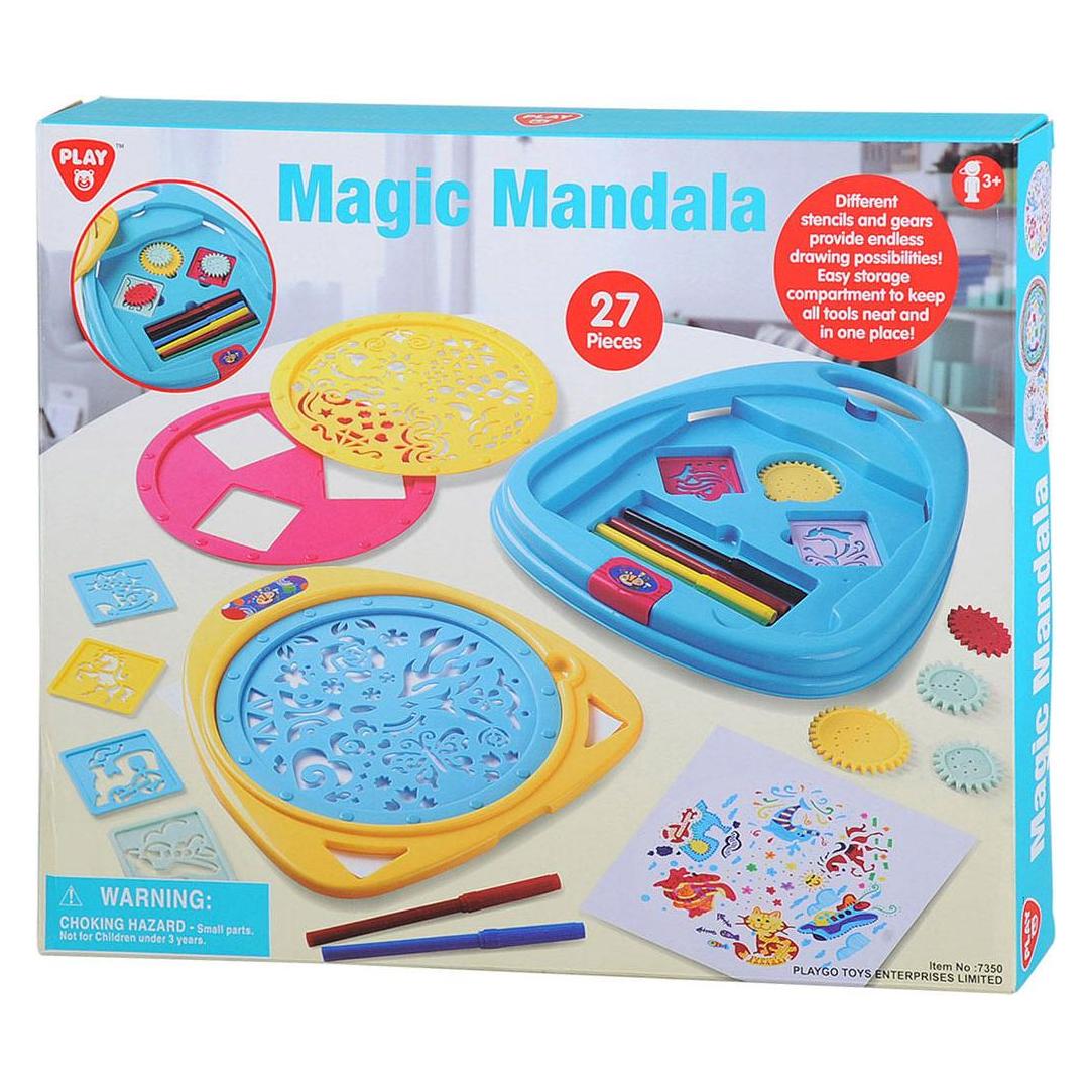 Play Magische Mandala Tekenset, 27 Stuks.
