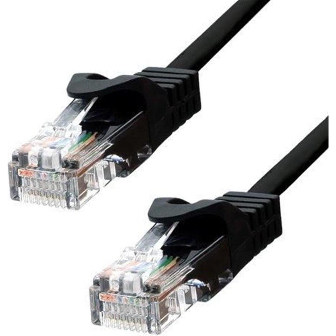 ProXtend U/UTP CAT5e PVC AWG 24 CU Black 1M (U/UTP, CAT5e, 1 m), Netzwerkkabel