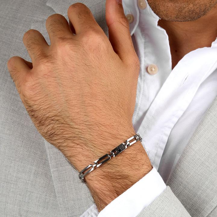 Immagine prodotto Maserati Bracciale iconico (21.50 cm, Acciaio inossidabile)