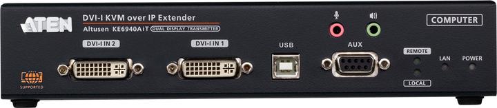 Produktbild Aten KE6940AIT DVI-I Dual Display KVM over IP Transmitter with Internet Access