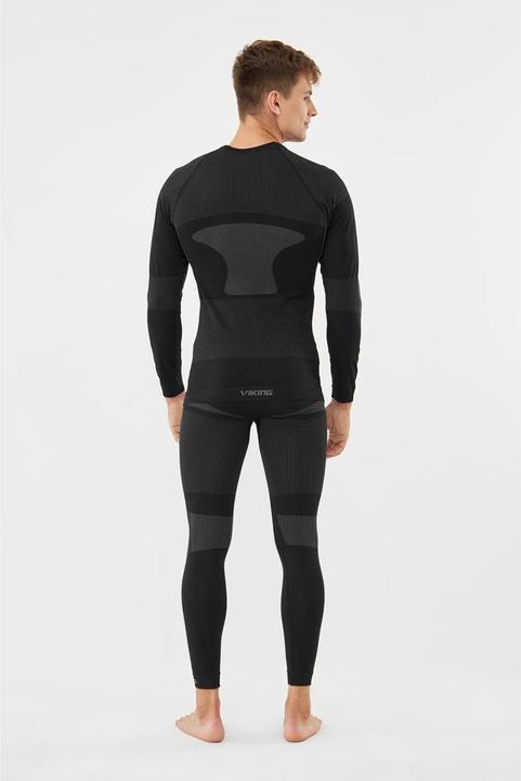Actual product image Vikingsports VIKING Unisex 1503462 Base Layer, Black/Grey, L