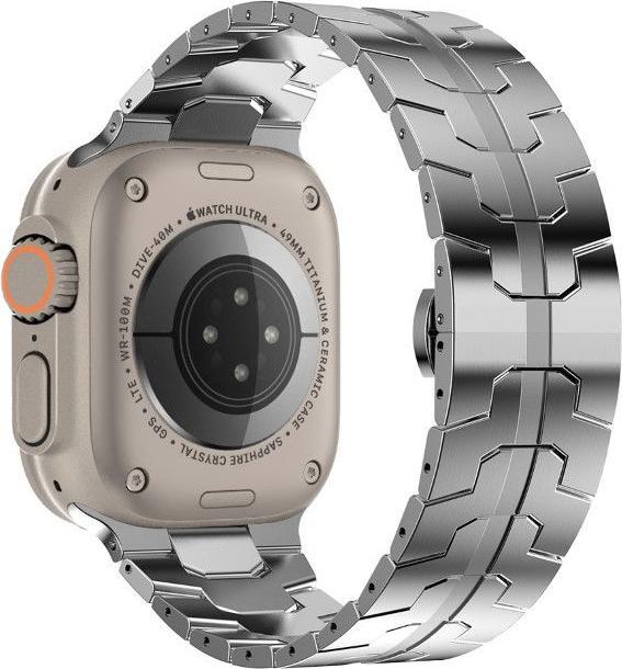 Produktbild MU Style OH Series Edelstahl Iron Man Ersatz Armband (20 mm, Edelstahl)