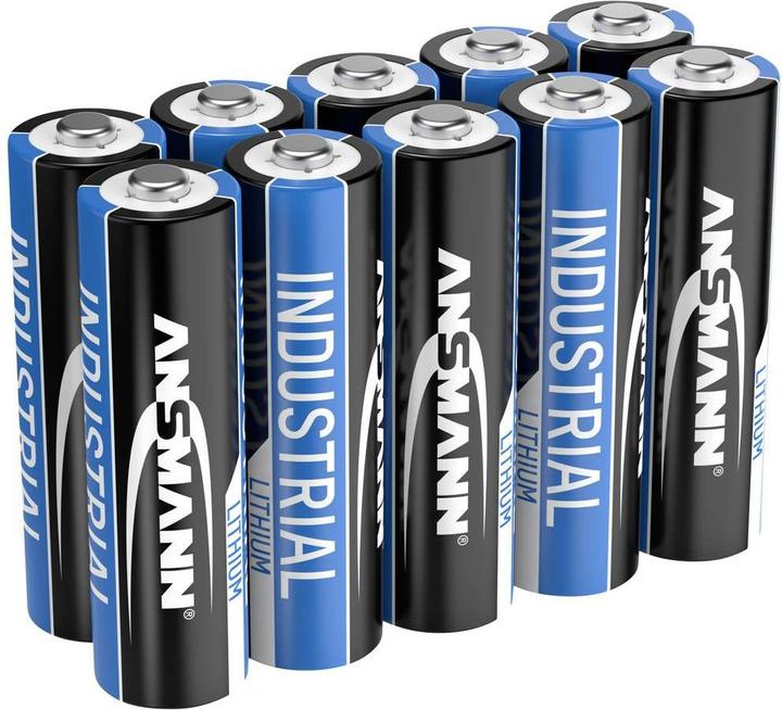 Actual product image Ansmann Mignon (AA) battery Lithium L (10 pcs., AA, 3000 mAh)
