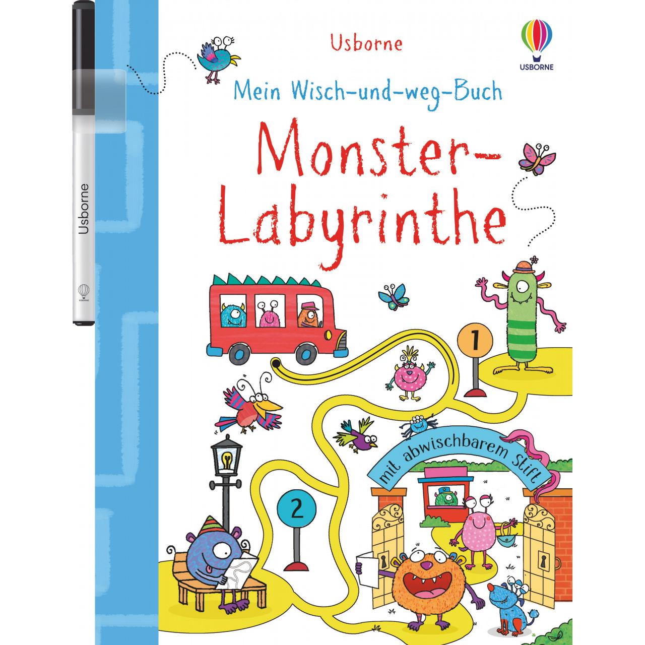 Mein Wisch-und-weg-Buch: Monster-Labyrinthe, Kinderbücher von Jane Bingham