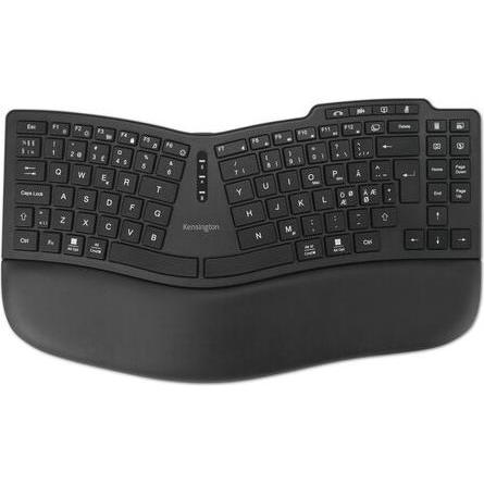 Thumbnail - Kensington KB675 EQ TKL Rechargeable Ergo (Eng. Int., Kabelgebunden), Tastatur, Schwarz