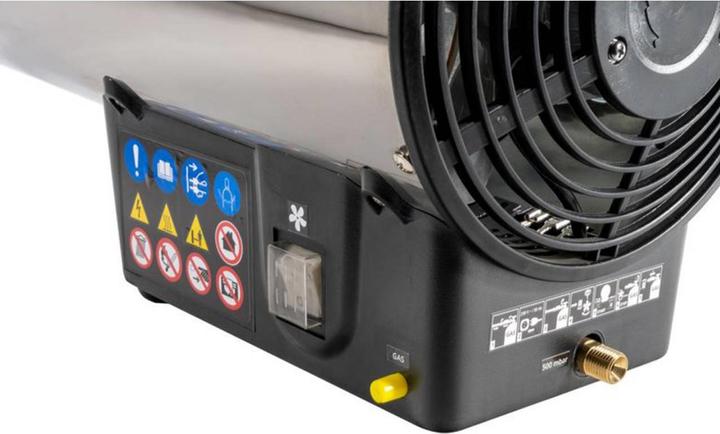 Produktbild Güde Gasheizgebläse GGH 17 INOX Heizkanone Bauheizer Schnellheizer - 85006 (14620000 W)