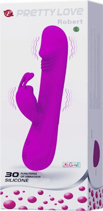 Actual product image Pretty Love 30 vibration functions, silicone, waterproof, 3 AAA batteries