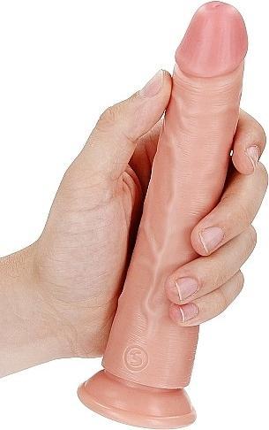 Produktbild RealRock Slim Realistic Dildo with Suction Cup - 7"/ 18 cm