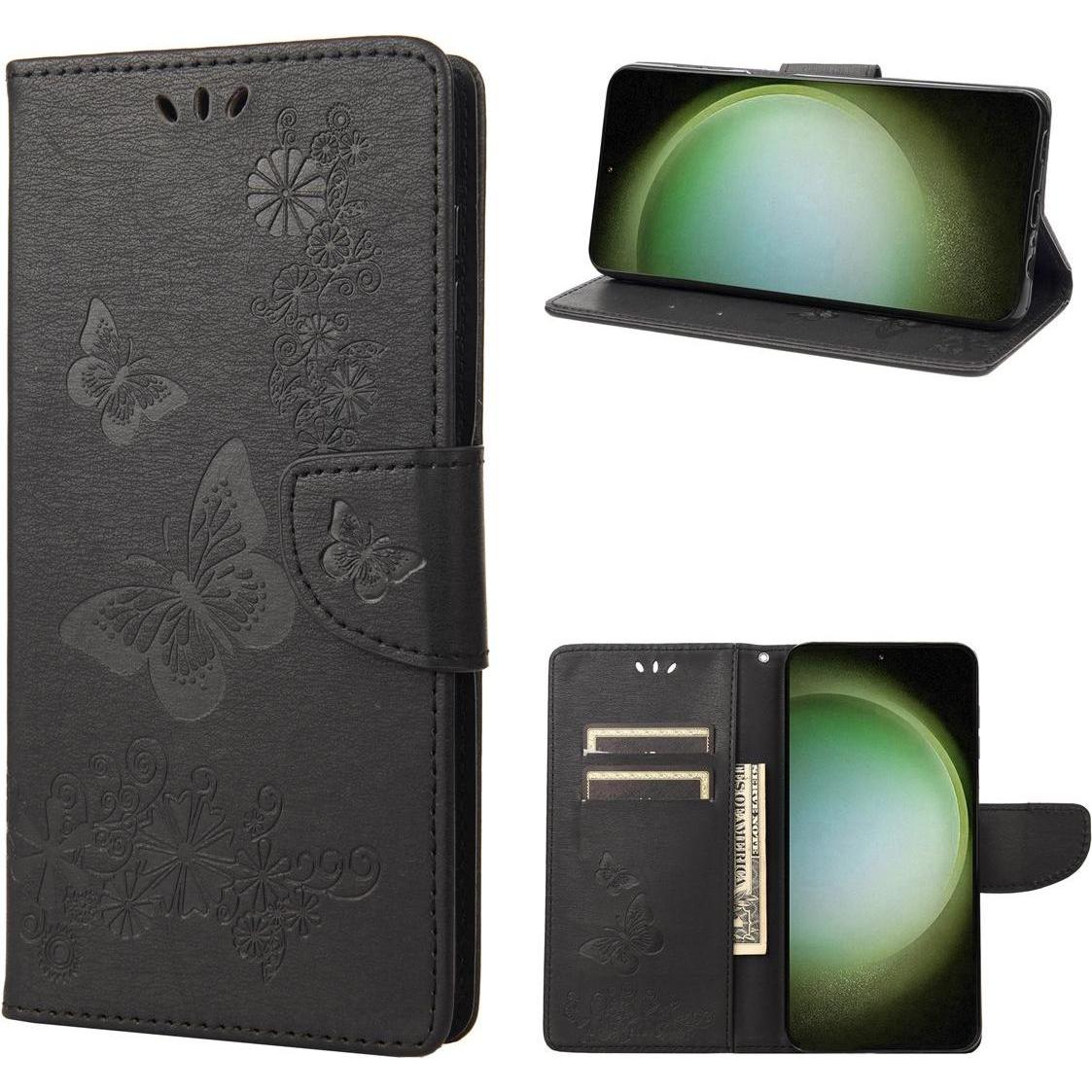 König Design Hülle Handy Schutz für Samsung Galaxy S23 Plus Ultra Case Cover Tasche Wallet (Samsung Galaxy S23 Ultra), S...