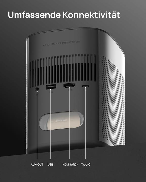 Actual product image XGIMI Mini-Projektor MoGo 2 Pro mit Google TV und Netflix (Full HD)