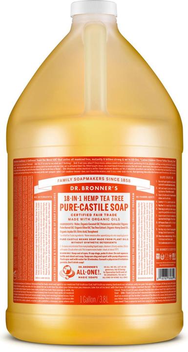 Produktbild Dr. Bronner's 18-IN-1 Teebaum (Flüssigseife, 3800 ml)