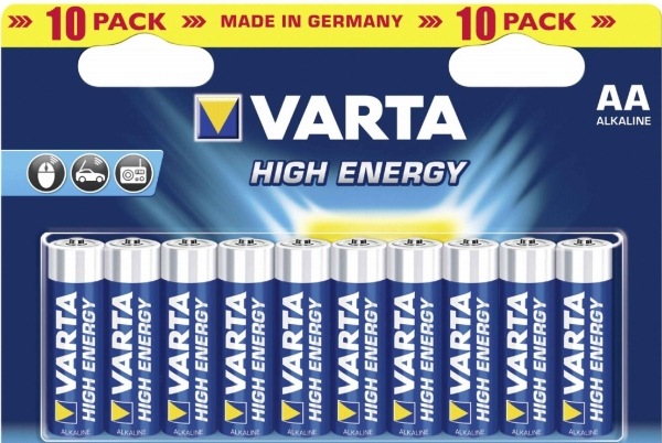 Image du produit Varta une puissance durable (10 pcs, AA, 2970 mAh)