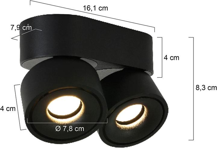 Produktbild Steinhauer Fez Black (600 lm)