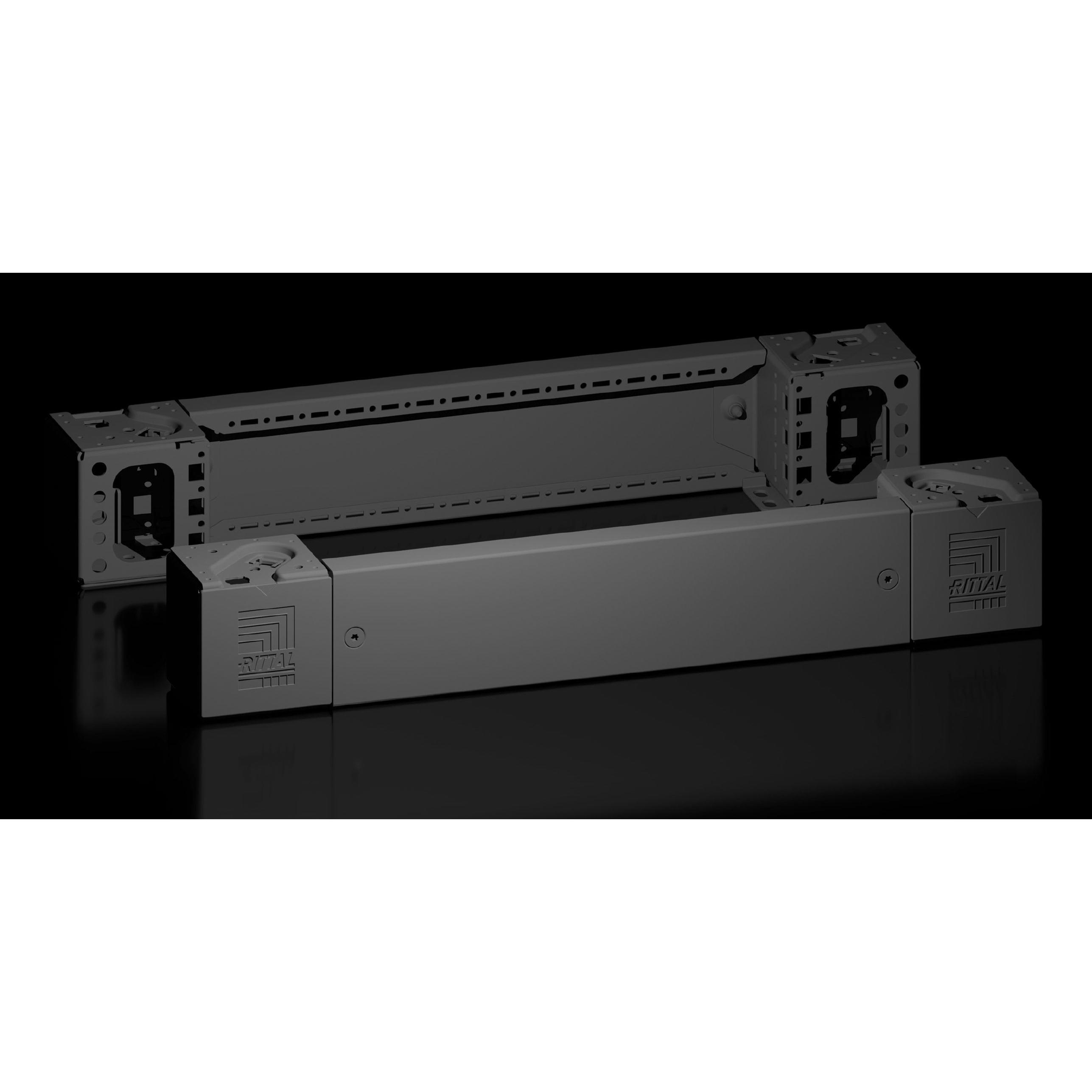 Thumbnail - Rittal RITT Sockel-Eckstück, Serverschrank Zubehör, Schwarz