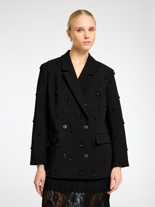 Actual product image Selected Femme Embellished double-breasted blazer (40)
