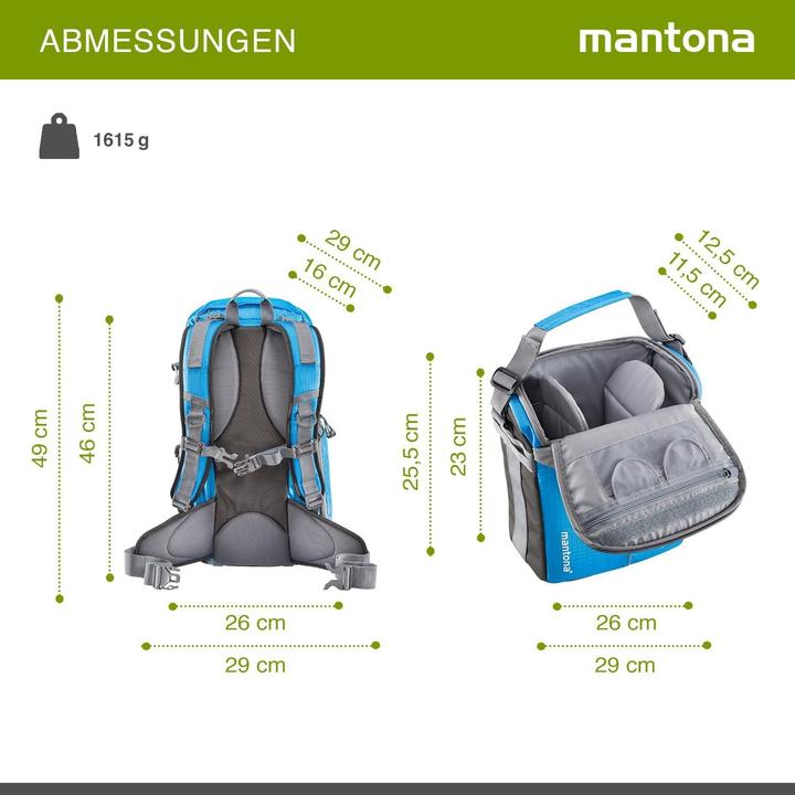 Produktbild mantona Elements Outdoor (Fotorucksack, 31.56 l)