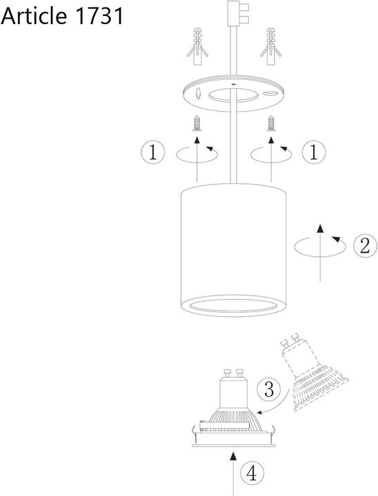 Image du produit Steinhauer Pélite spot (GU10)