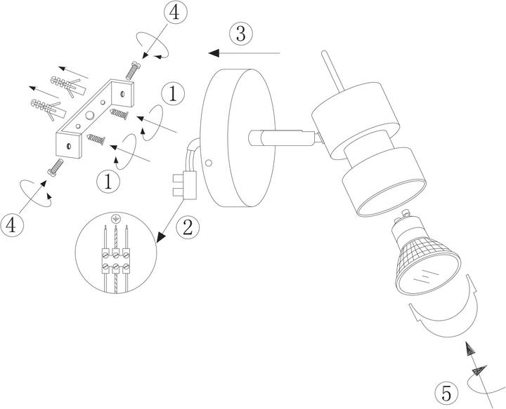 Produktbild Steinhauer Natasja (480 lm, GU10)