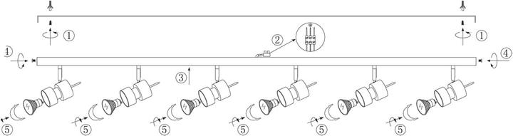 Produktbild Steinhauer Natasja (480 lm, GU10)