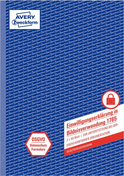 Actual product image Avery Consent to use of likeness (40x)