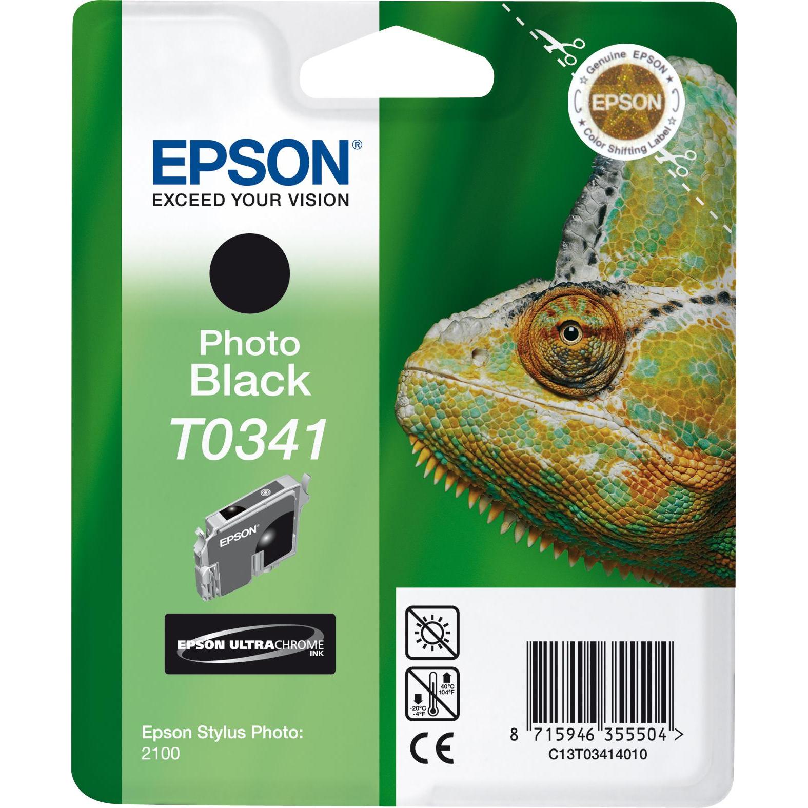 Epson, Druckerpatrone, T0341 Ultra Chrome (PBK)