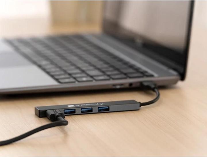 Actual product image Techly USB HUB USB Hub 4 Port USB3.2 Gen1 (USB-A, 4 ports)