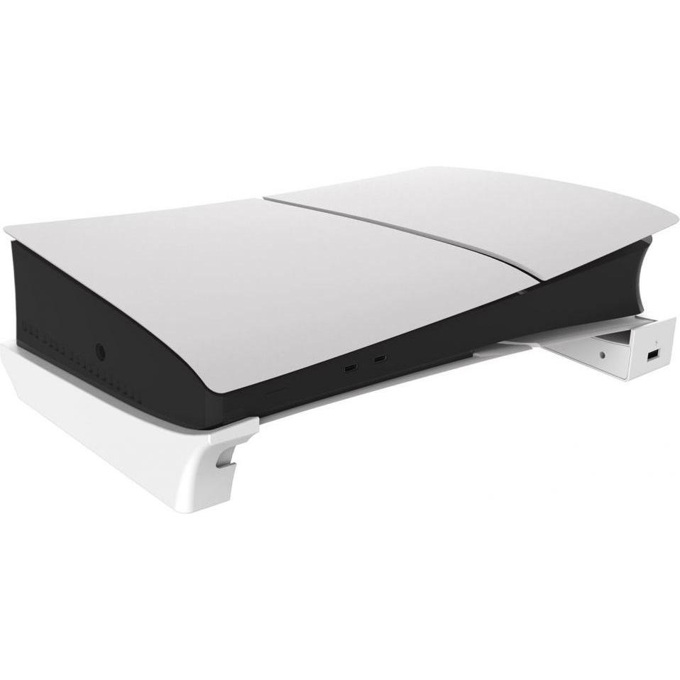 - iPega P5S008 Horizontal Stand with USB HUB for PS5 Slim White (PS5), Weiteres Gaming Zubehör, Weiss