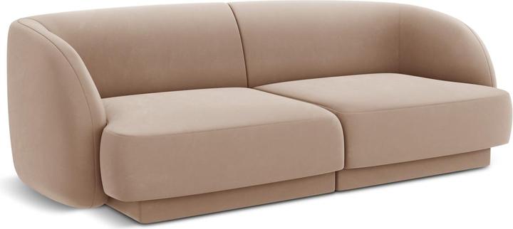 Actual product image Micadoni Velvet Sofa, "Miley", 2 Seats, 180x90x70Made in Europe (2 person sofa)