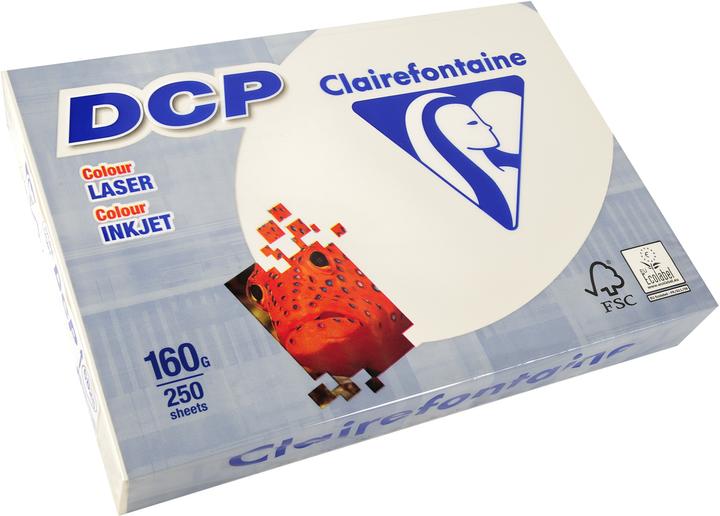 Image du produit Clairefontaine Papier laser / jet d'encre DCP A4 210x297mm 160g/qm ivoire UE=250 feuilles (160 g/m², 500 x, A4)