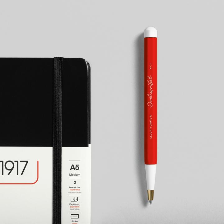 Actual product image Leuchtturm1917 Gelschreiber Drehgriffel 0.5 mm, Rot (Red, 1 x)