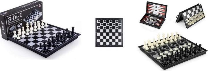 K&K 3in1 magnetische Schachfiguren, flexibel, 25x25x2cm