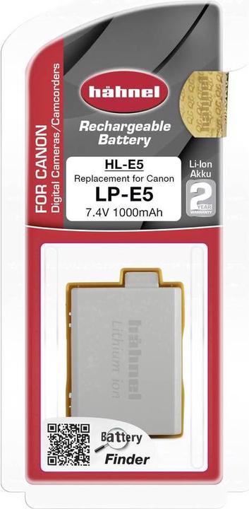 Actual product image Hähnel Camera battery (Camera battery)