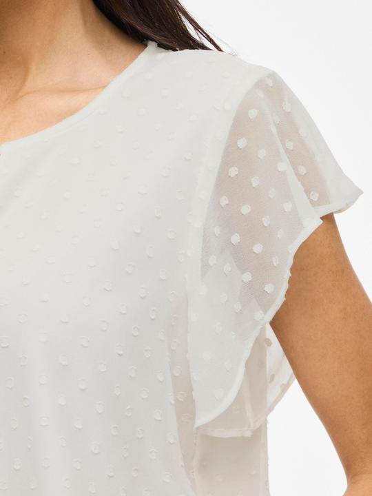 Actual product image Vila Dotted top with short sleeves (38)