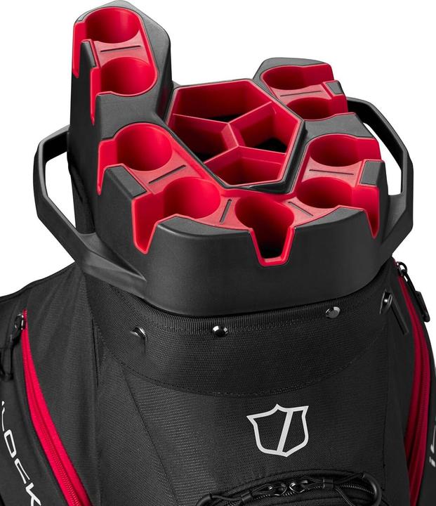Image du produit Wilson - Sac pour chariot iLock - Noir/Rouge