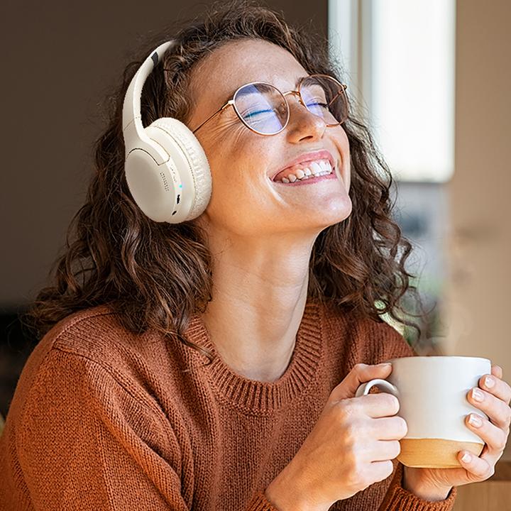 Actual product image Wekome Bluetooth V5.3 ANC wireless on-ear headphones (ANC, 8 h, Wireless)