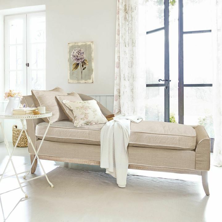 Produktbild Loberon Chaiselongue Alphonse beige (Recamiere)
