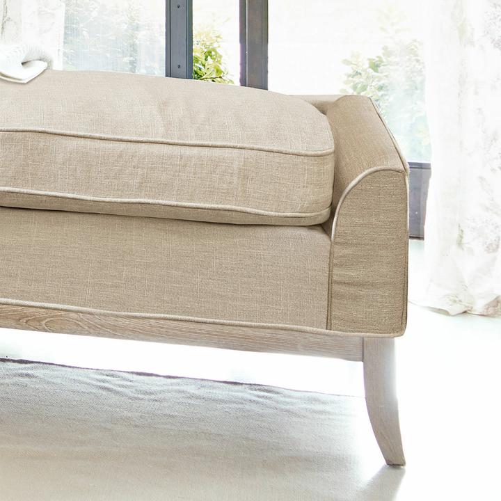 Produktbild Loberon Chaiselongue Alphonse beige (Recamiere)