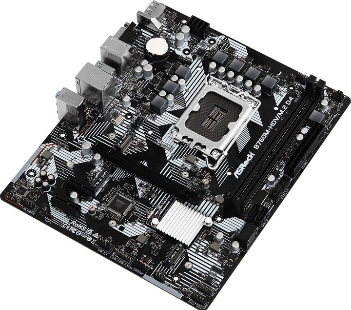 Image du produit AsRock B760M-HDV/M.2 D4 (LGA 1700, Intel B760, mATX)