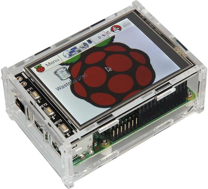 Actual product image Raspberry Pi Pi case for 3.2" touch screen display