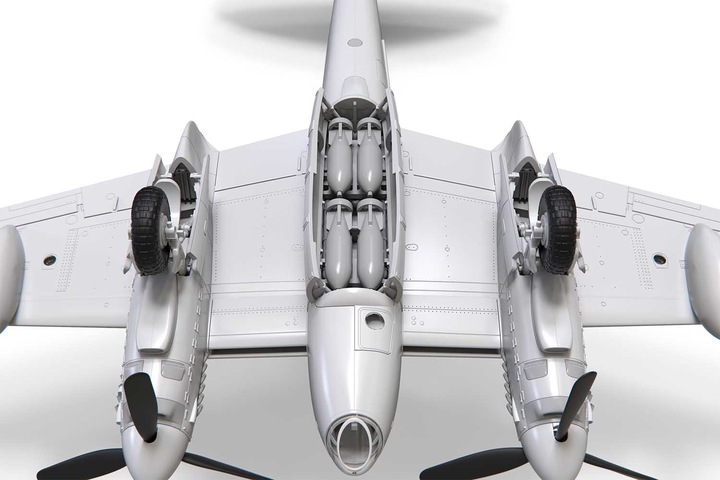 Actual product image Airfix De Havilland Mosquito B.XVI