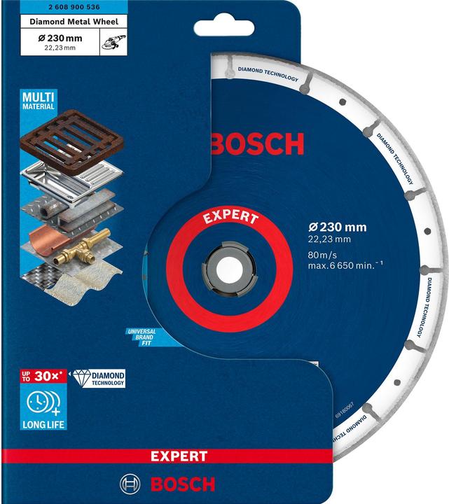 Produktbild Bosch Professional Zubehör EXPERT Diamond Metal Wheel Trennscheibe, 230 x 22,23 mm