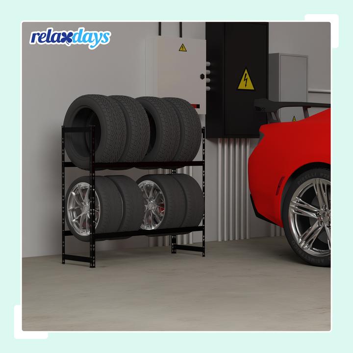 Actual product image Relaxdays Reifenregal