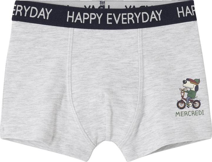 Produktbild Vertbaudet Bio-Kollektion: 7er-Pack Jungen Boxershorts mit Wochentag und Schriftzug (116, 7er Pack)