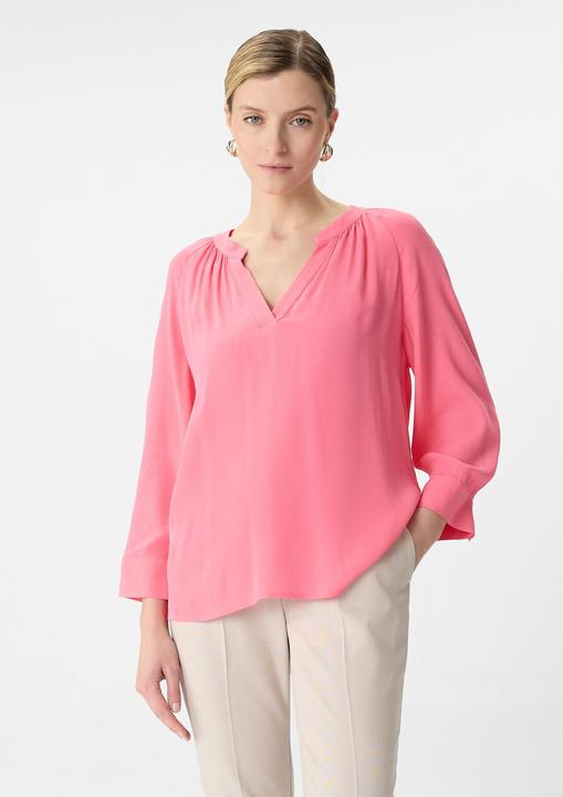 Actual product image Comma Bluse Leichte Tunikabluse aus Crêpe mit 3/4-Ärmeln (40)