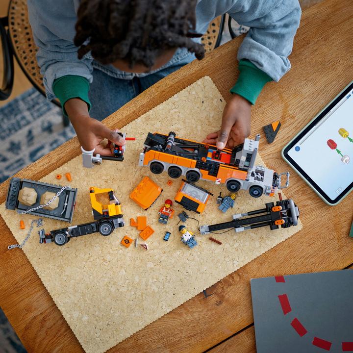 Produktbild LEGO Schwerlast-Abschleppwagen mit Kran (LEGO City)