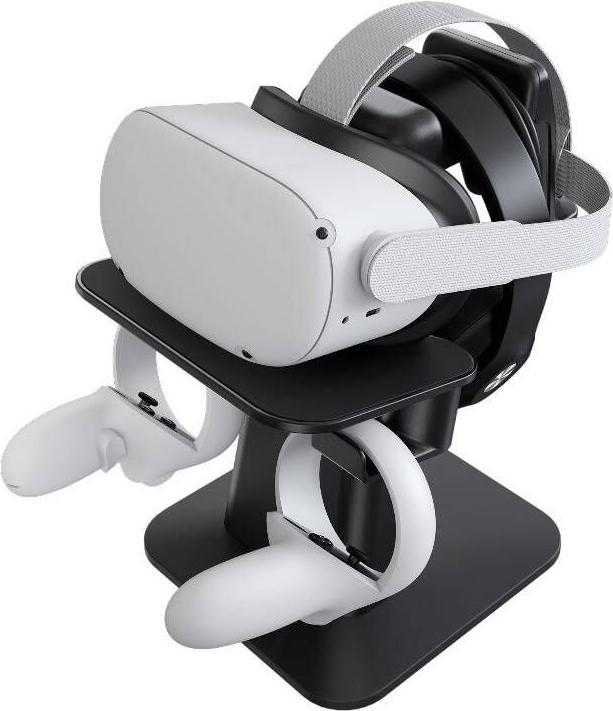 Actual product image KIWI design Updated VR Stand S2-1 for Meta Quest 2 Black
