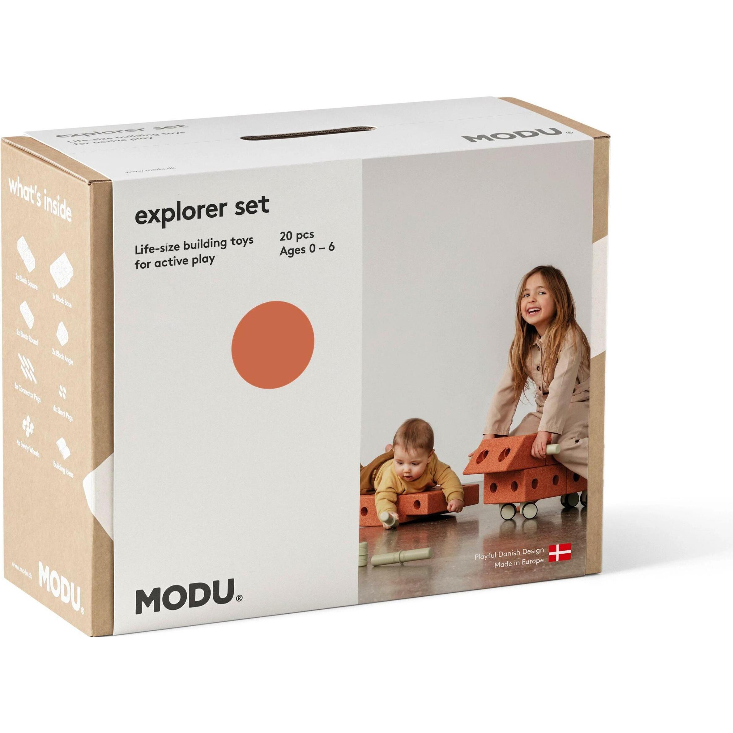Modu Explorer-Set - Bauset Balance-Spielzeug, Rutscher, Wippe